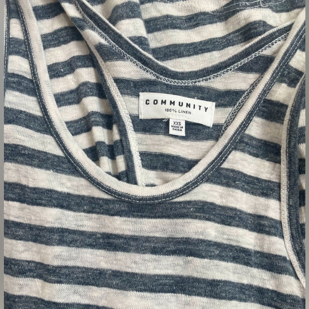 ARITZIA COMMUNITY Linen Tank Top Dress